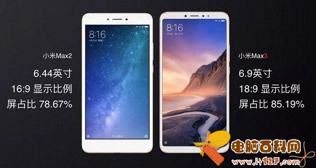 小米Max3和Max2有什么区别 小米Max3对比Max2秒懂区别