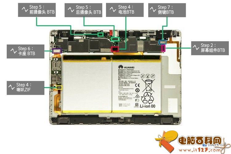 华为M2 10.0做工怎么样 华为M2 10.0拆机图解